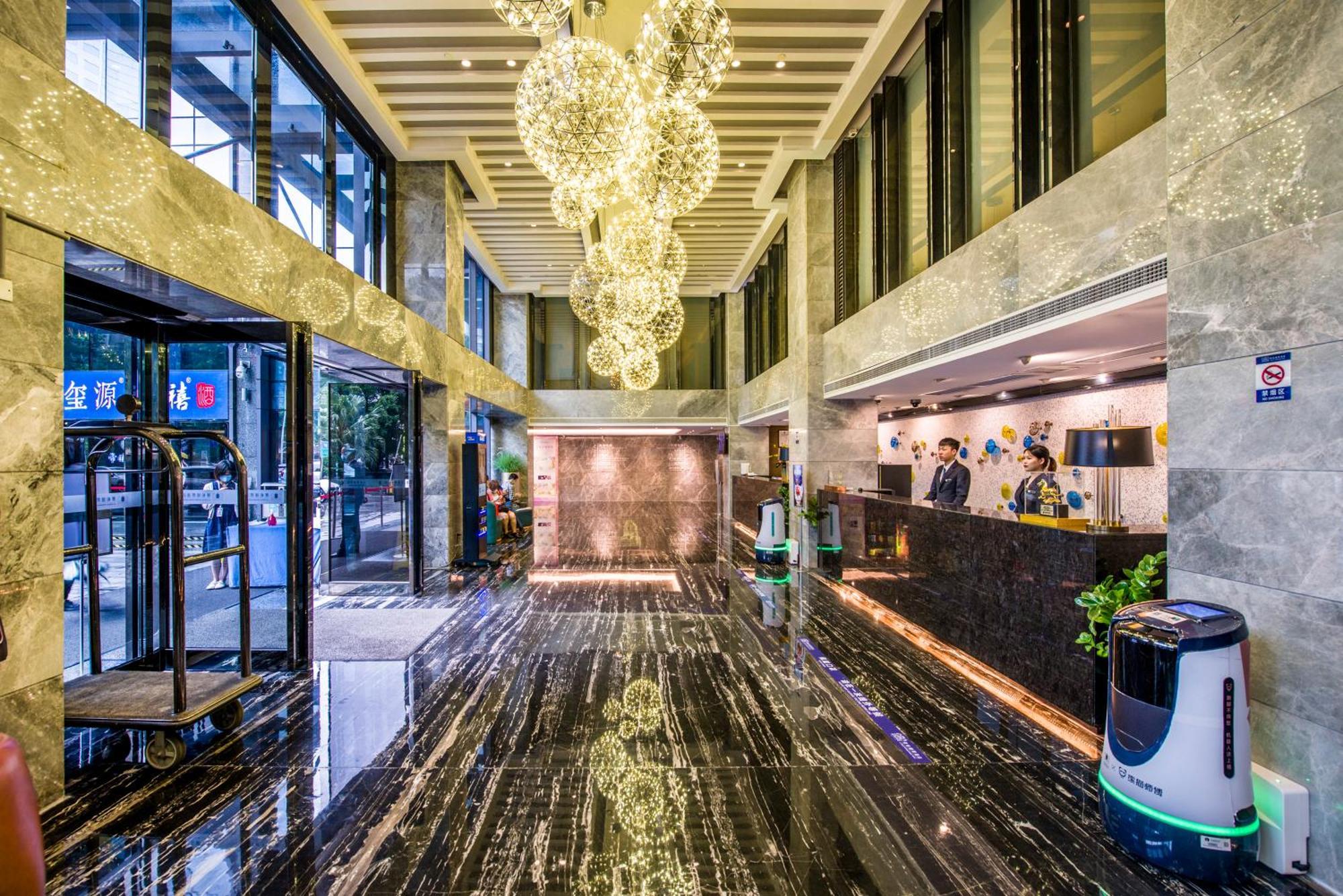 La Perle International Hotel - Free Shuttle Between Hotel And Exhibition Center During Canton Fair & Exhibitor Registration Counter Dış mekan fotoğraf