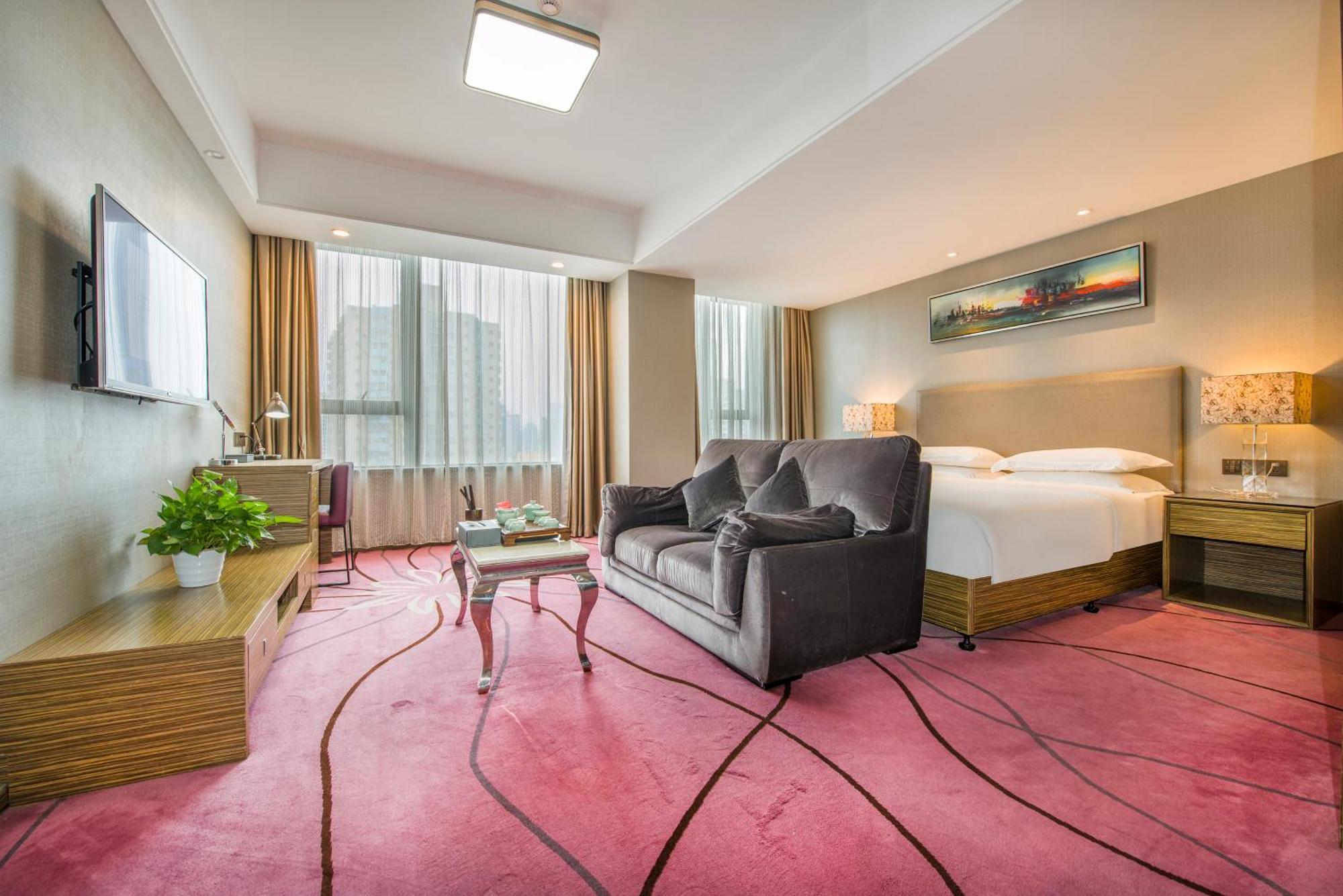 La Perle International Hotel - Free Shuttle Between Hotel And Exhibition Center During Canton Fair & Exhibitor Registration Counter Oda fotoğraf